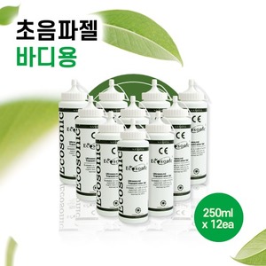 에코소닉 초음파젤 바디용 저주파 고주파 마사지 250ml 12개
